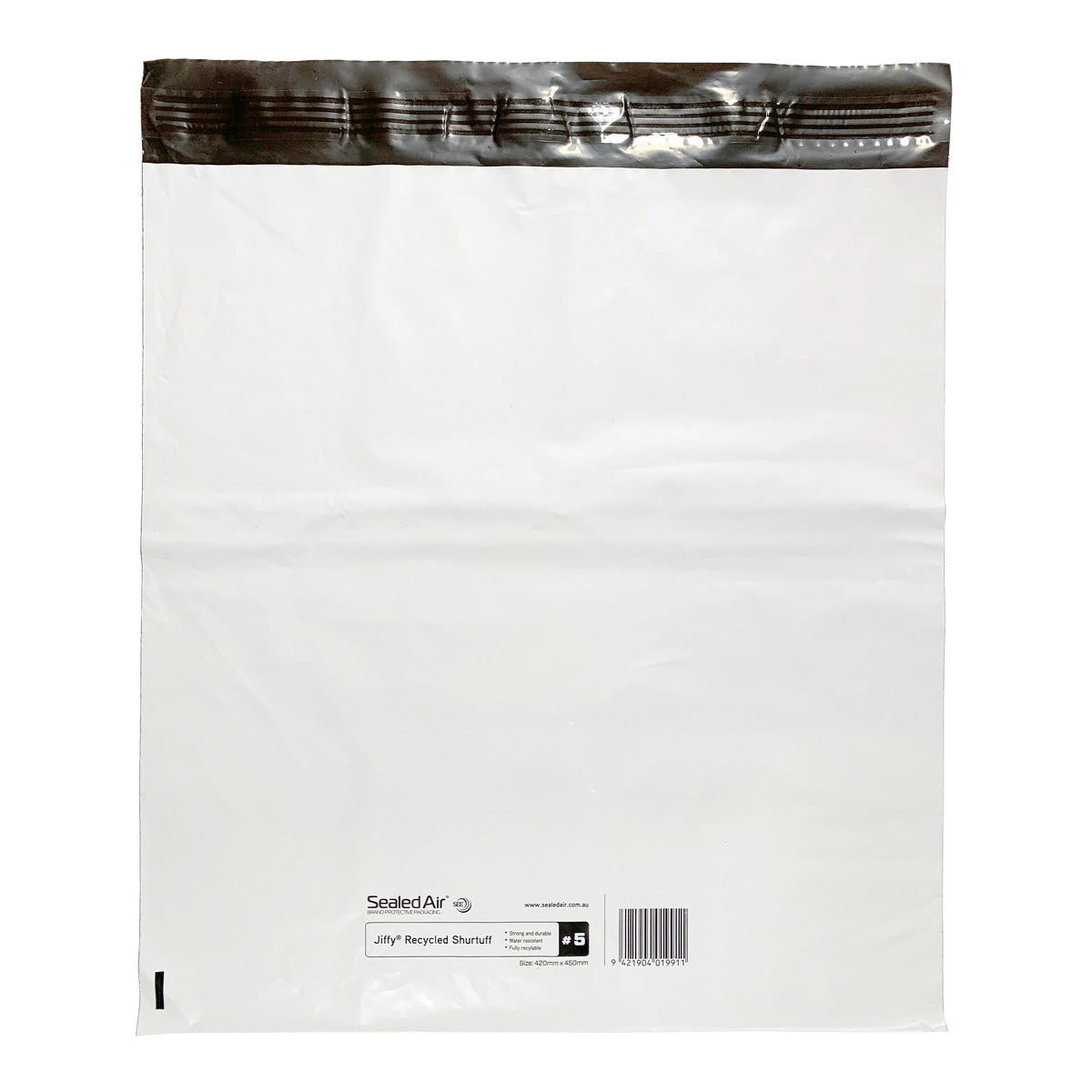 Jiffy Recycled Shurtuff Mailer Size 5 420x450mm - Cafe Supply