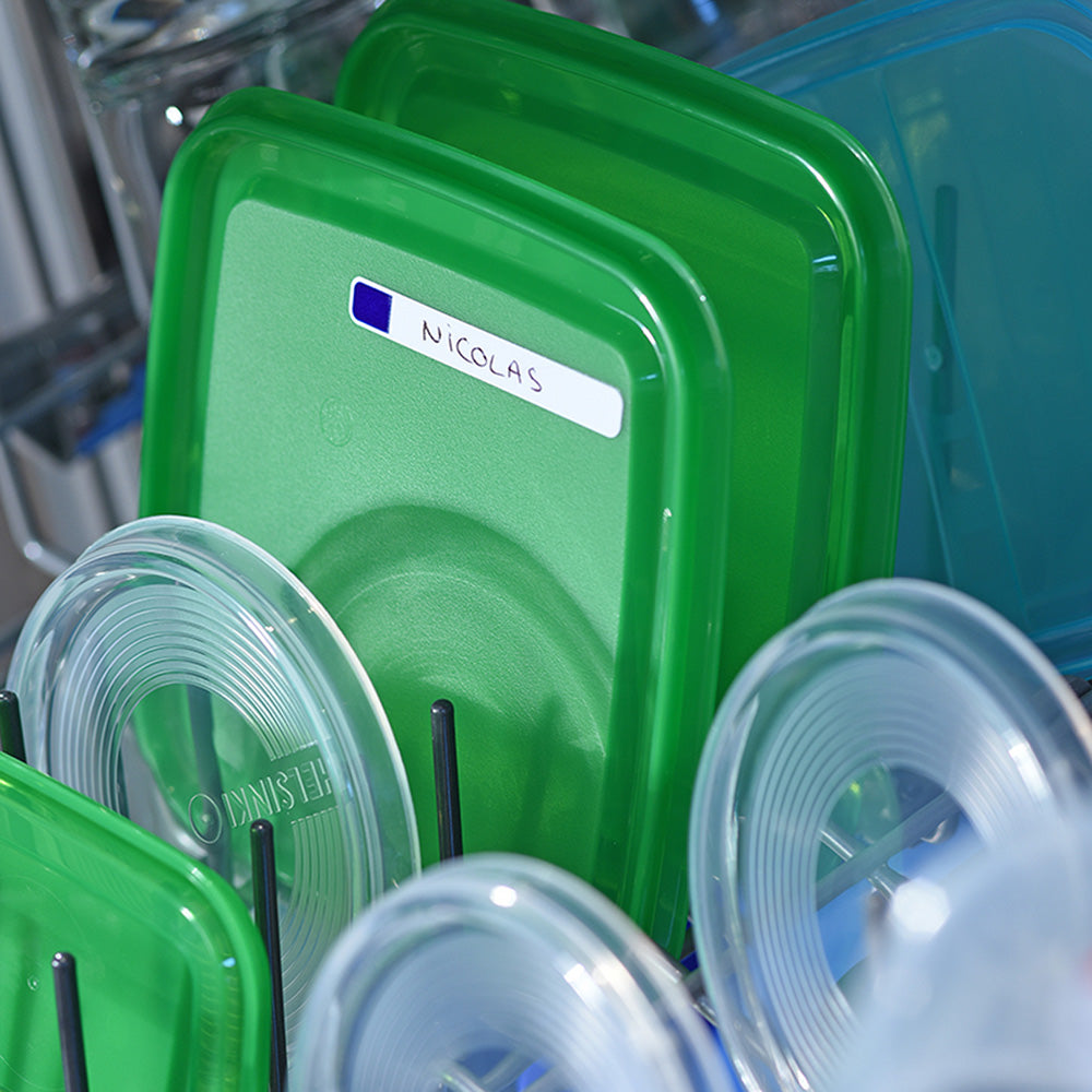 Avery Label Kids Self Laminating Neon Assorted Size And Shape 12up 4 Sheets - Cafe Supply