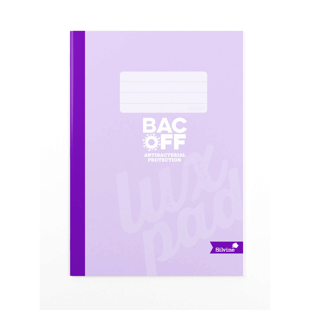 Luxpad Anti-Bacterial Exercise Book A4 Ruled 80 Pages Assorted Colours - Cafe Supply