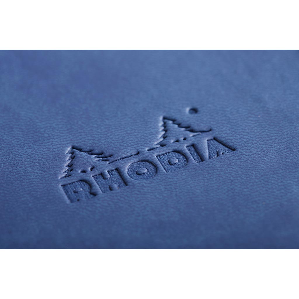 Rhodiarama Hardcover Notebook Pocket Lined Sapphire