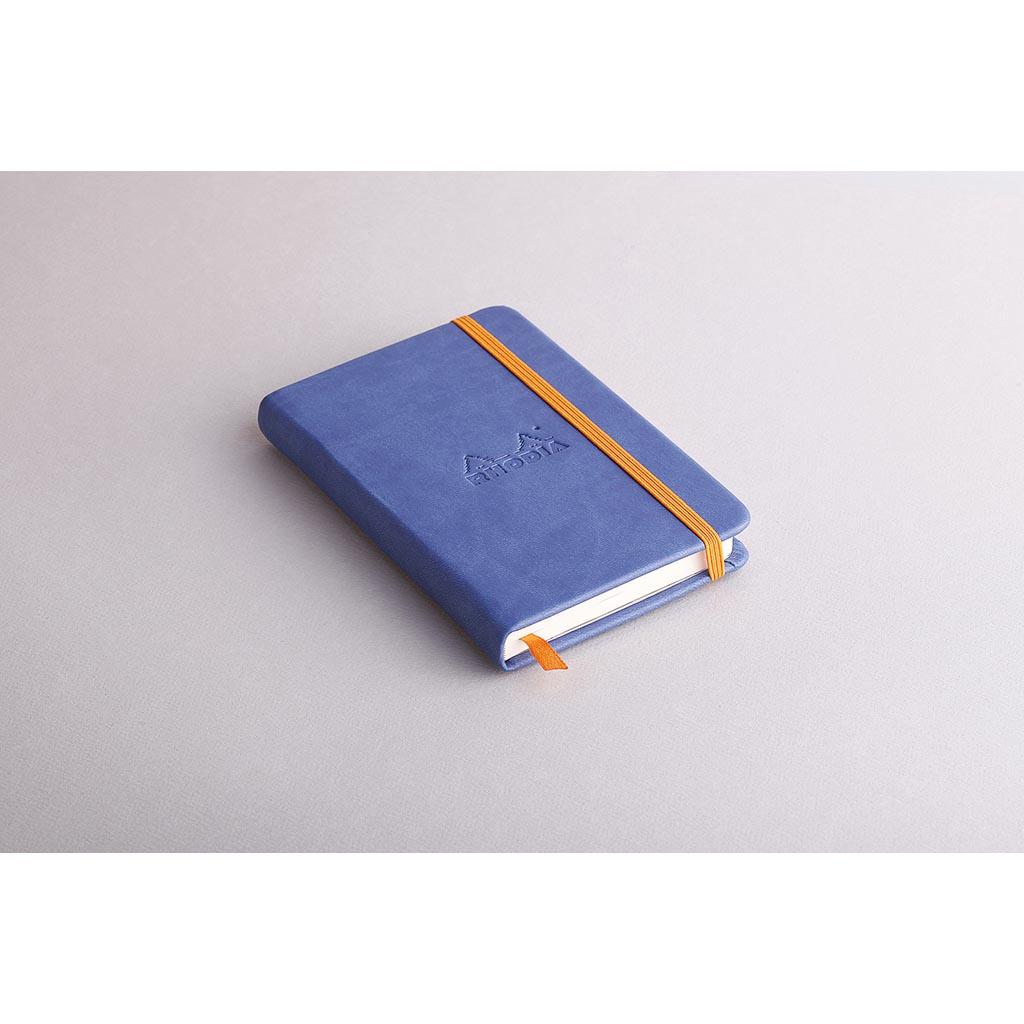 Rhodiarama Hardcover Notebook Pocket Lined Sapphire