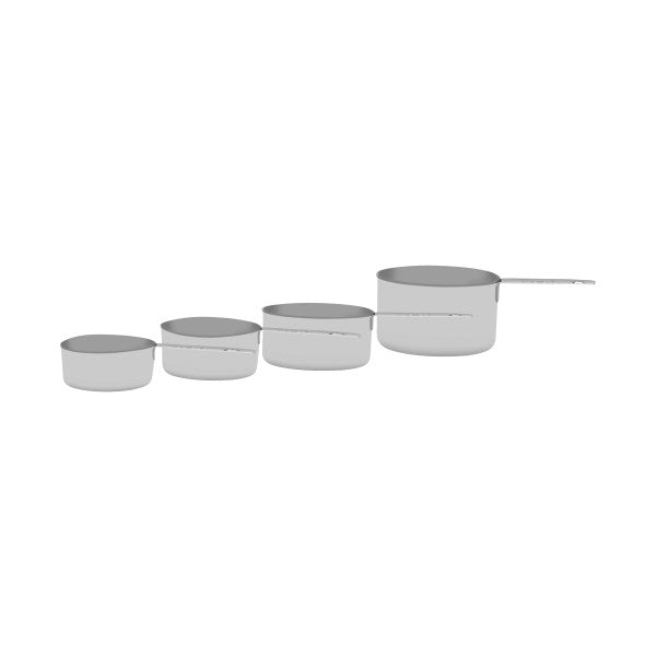 Chef Inox Measuring Cup Set Solid Handle 4pc
