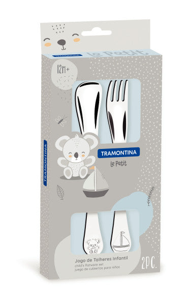 Tramontina Le Petit Boys Cutlery 2  Piece Set