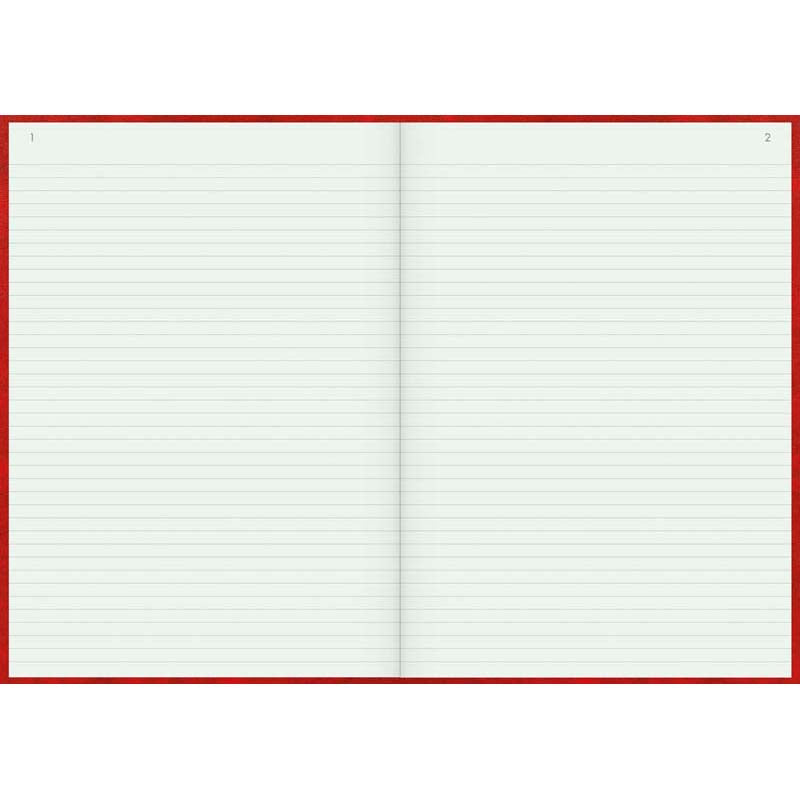 Milford A4 84lf Feint Paged Book Hard Cover - Cafe Supply