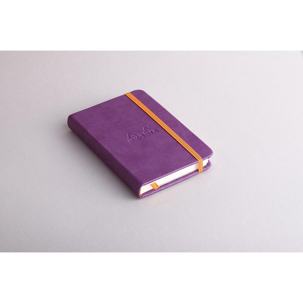 Rhodiarama Hardcover Notebook Pocket Lined Purple