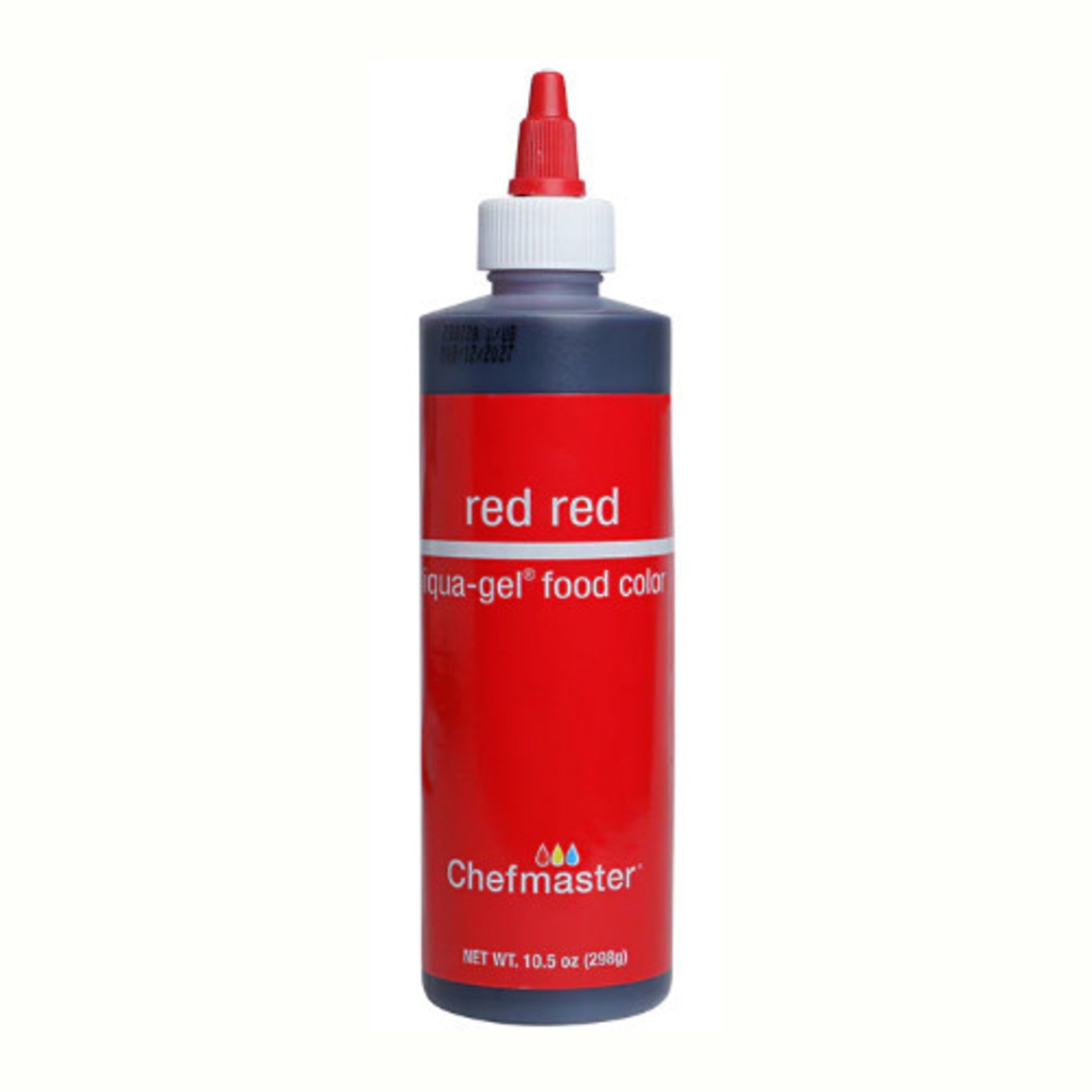 Chefmaster Liqua-Gel Colour Red Red 10.5oz - Cafe Supply