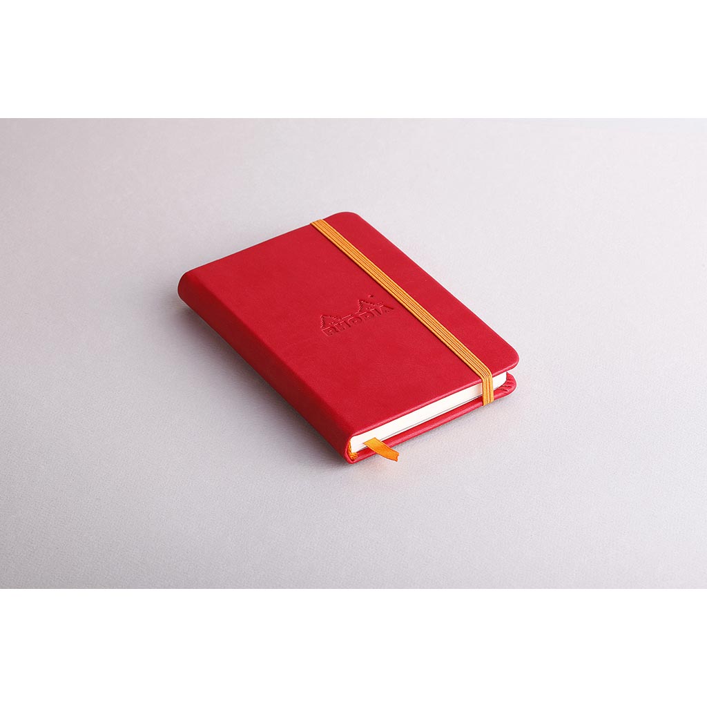 Rhodiarama Hardcover Notebook Pocket Lined Poppy