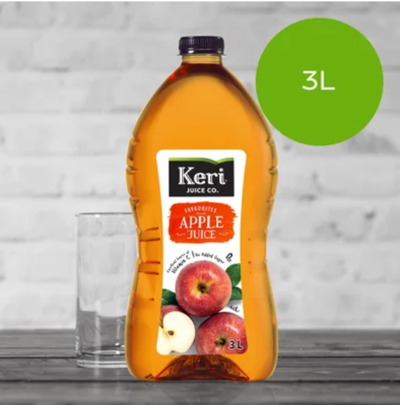 Keri Favourites Apple Juice 3l - Cafe Supply