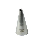 Large Stainless Steel Star 4mm Piping Tube, 5cm length - Cafe Supply