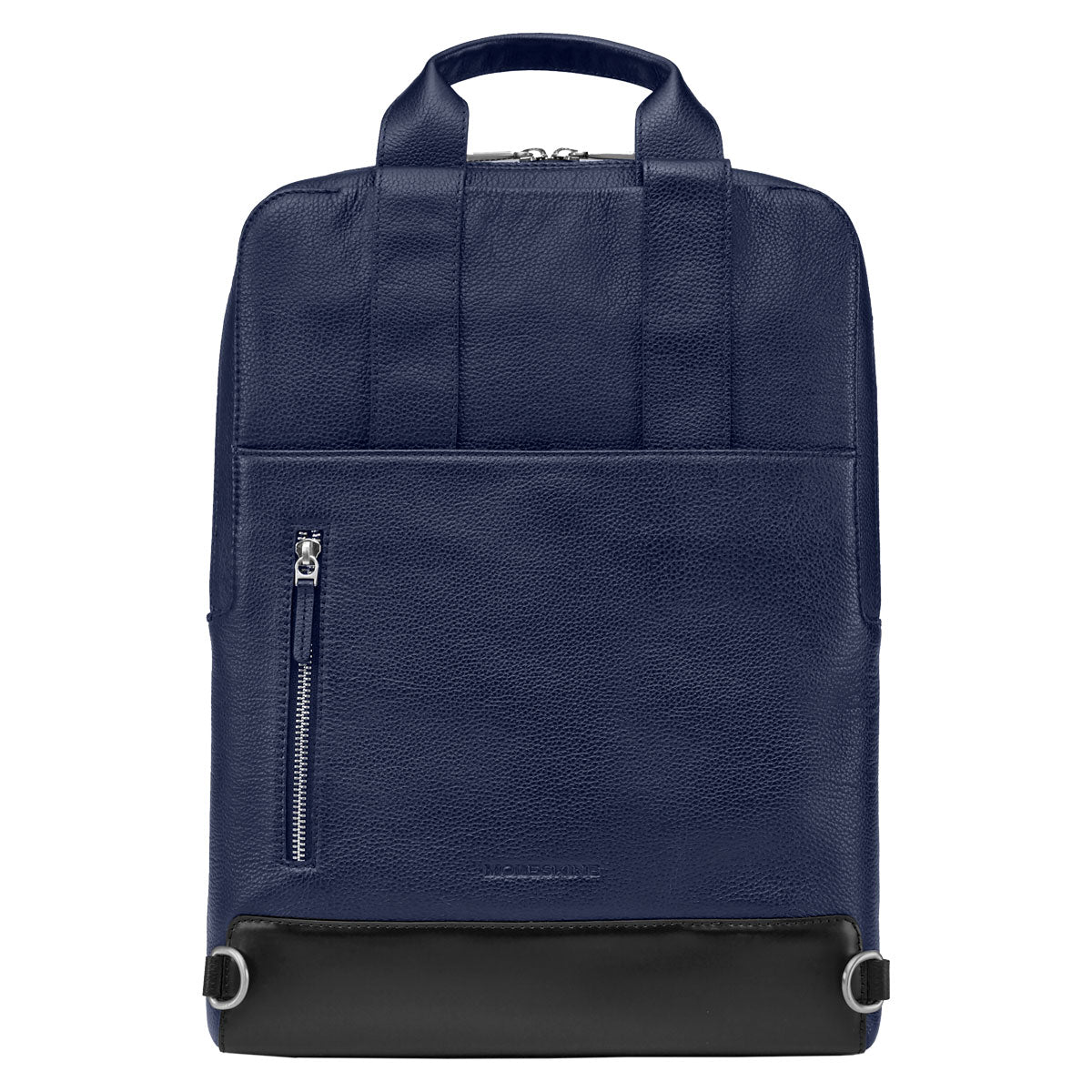Moleskine Classic Leather Device Bag Vertical Sapphire Blue - Cafe Supply