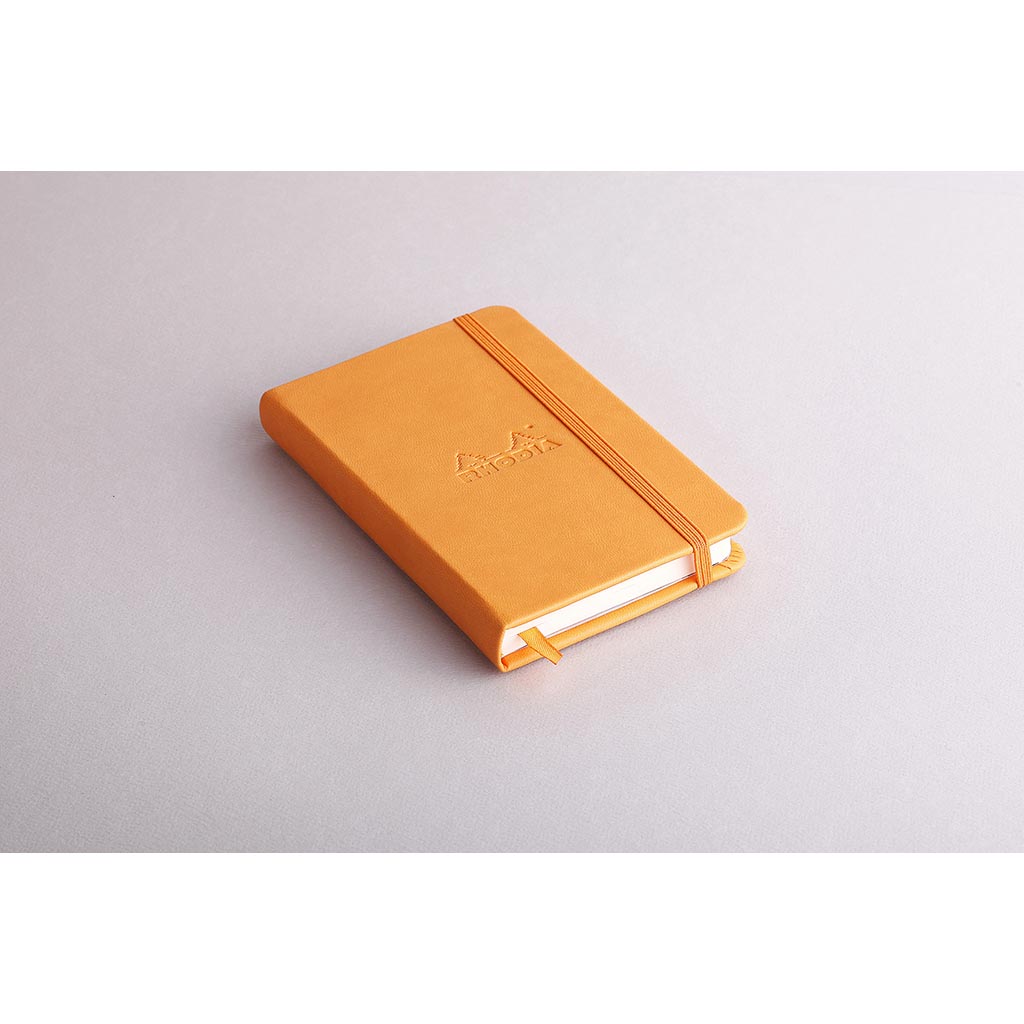 Rhodiarama Hardcover Notebook Pocket Lined Orange