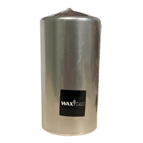 Wrapped Metallic Cylinder Candles - Cafe Supply