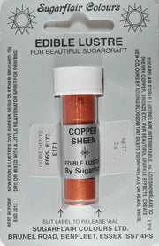 Sugarflair Edible Lustre Colour Copper Sheen - Cafe Supply
