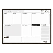 Pukka Carpe Diem Weekly Planner Pad Black