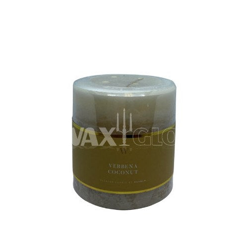 'W' Scented Range Pillar Candles - Cafe Supply