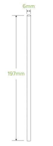 6MM MIXED REGULAR STRAWS - 50PK - Cafe Supply