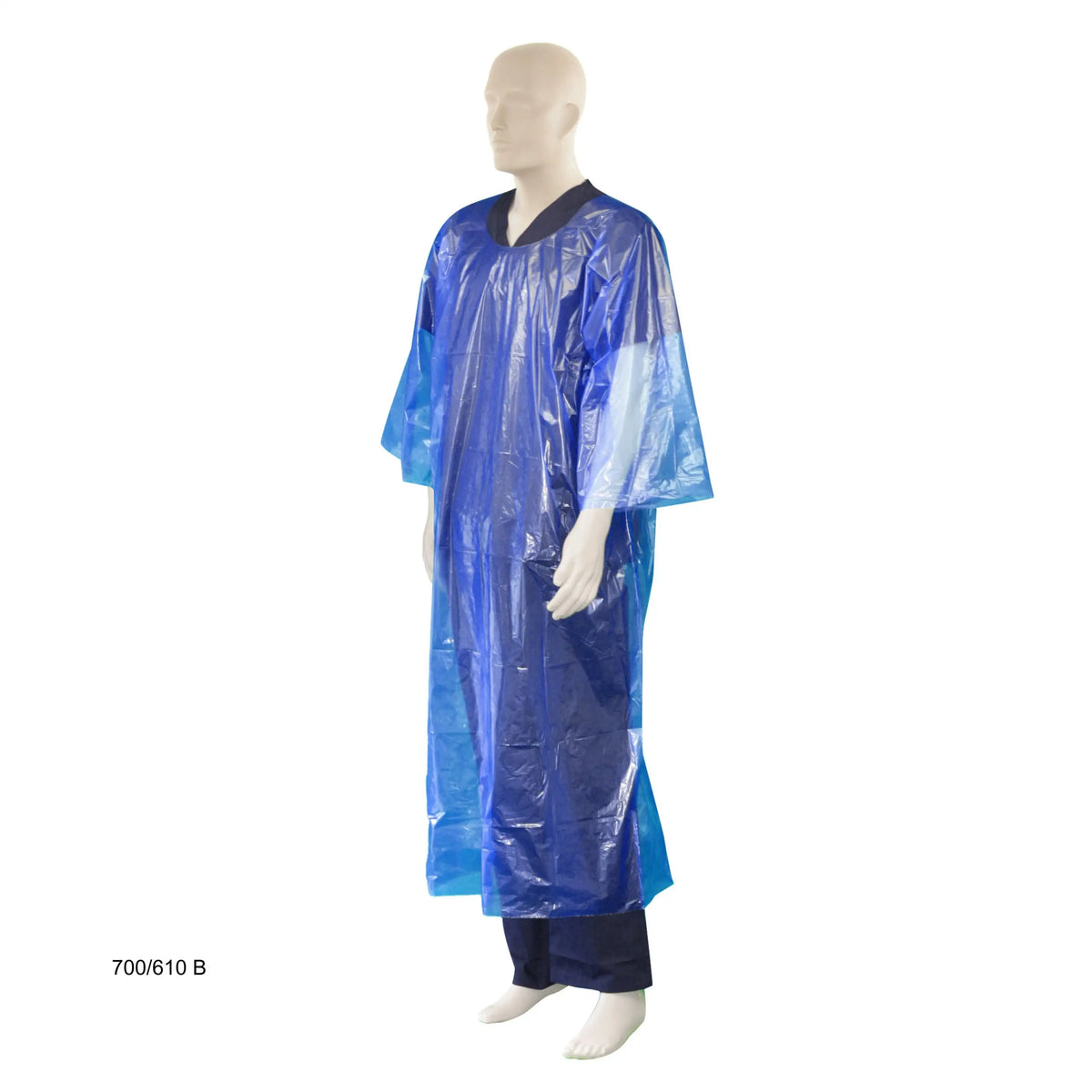 Bastion PE Short Sleeve Splash Jacket with Header - Blue