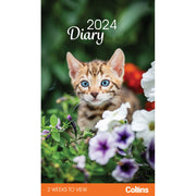 Collins Rosebank Diary Cats & Kittens 2 Weeks to View Even Year