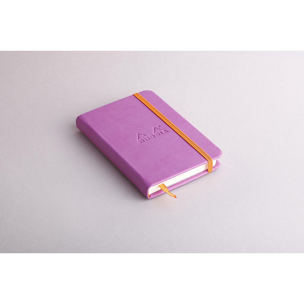 Rhodiarama Hardcover Notebook Pocket Lined Lilac