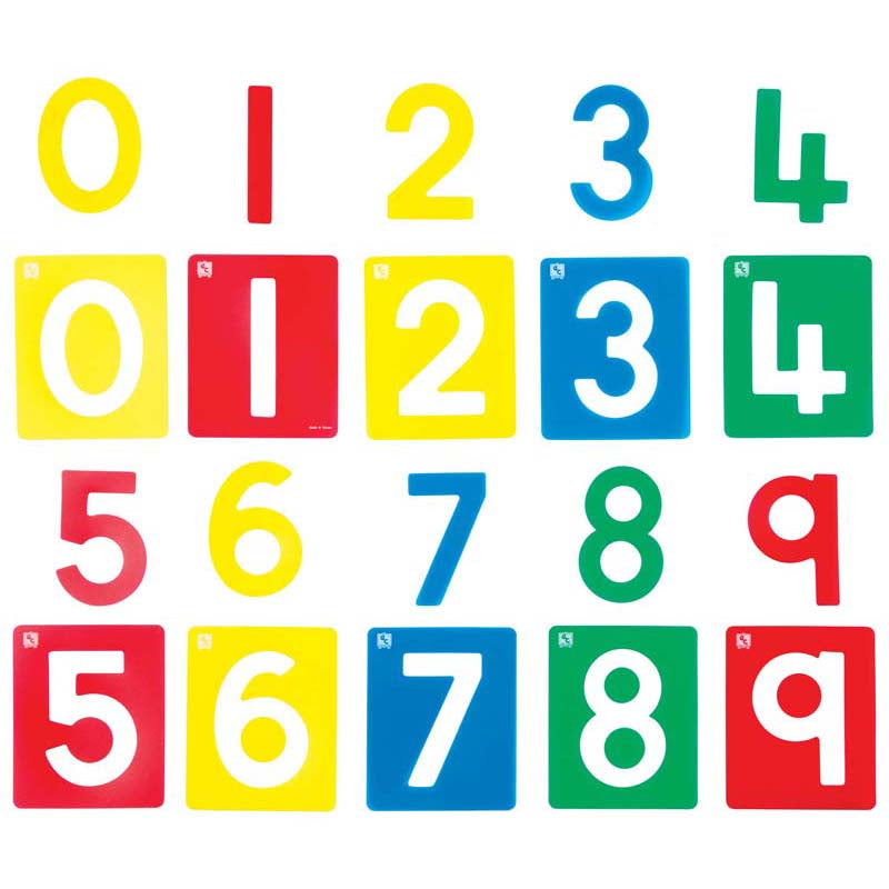 EC Stencil Set Numbers 0-9 - Cafe Supply