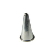 Large Stainless Steel Star 6mm Piping Tube, 5cm length - Cafe Supply