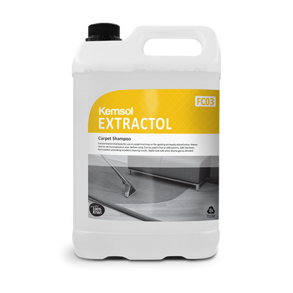Kemsol Extractol Carpet Shampoo 5L - Cafe Supply