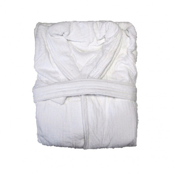 Presidential Cotton Rib Velour Bathrobe - Cafe Supply