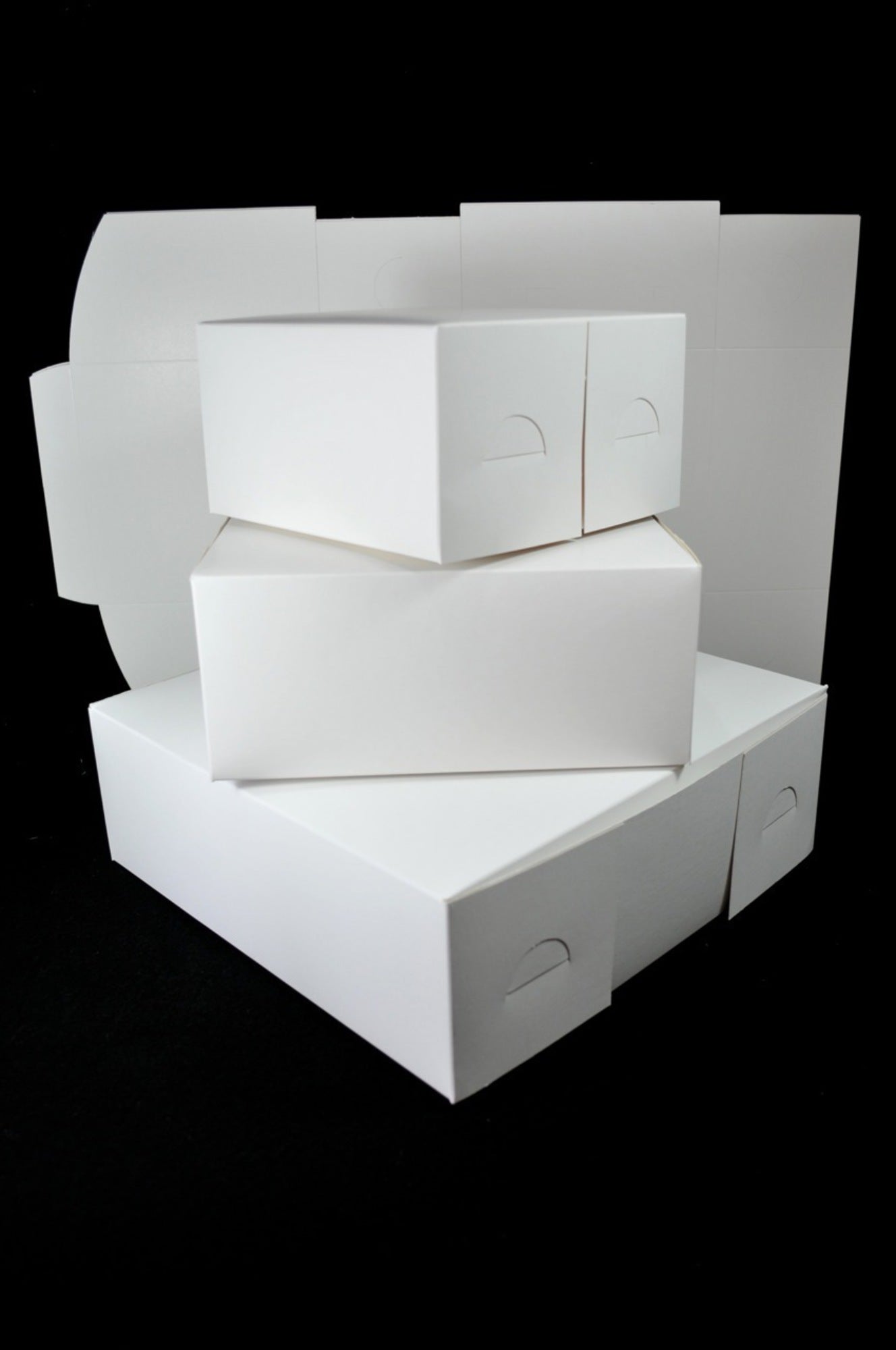 Cake boxes 10 x 10 x 5 inch, 254 x 254 x 127mm, Bundles of 100 - Cafe Supply