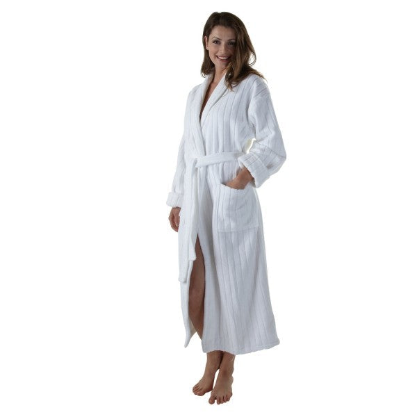 Presidential Cotton Rib Velour Bathrobe - Cafe Supply