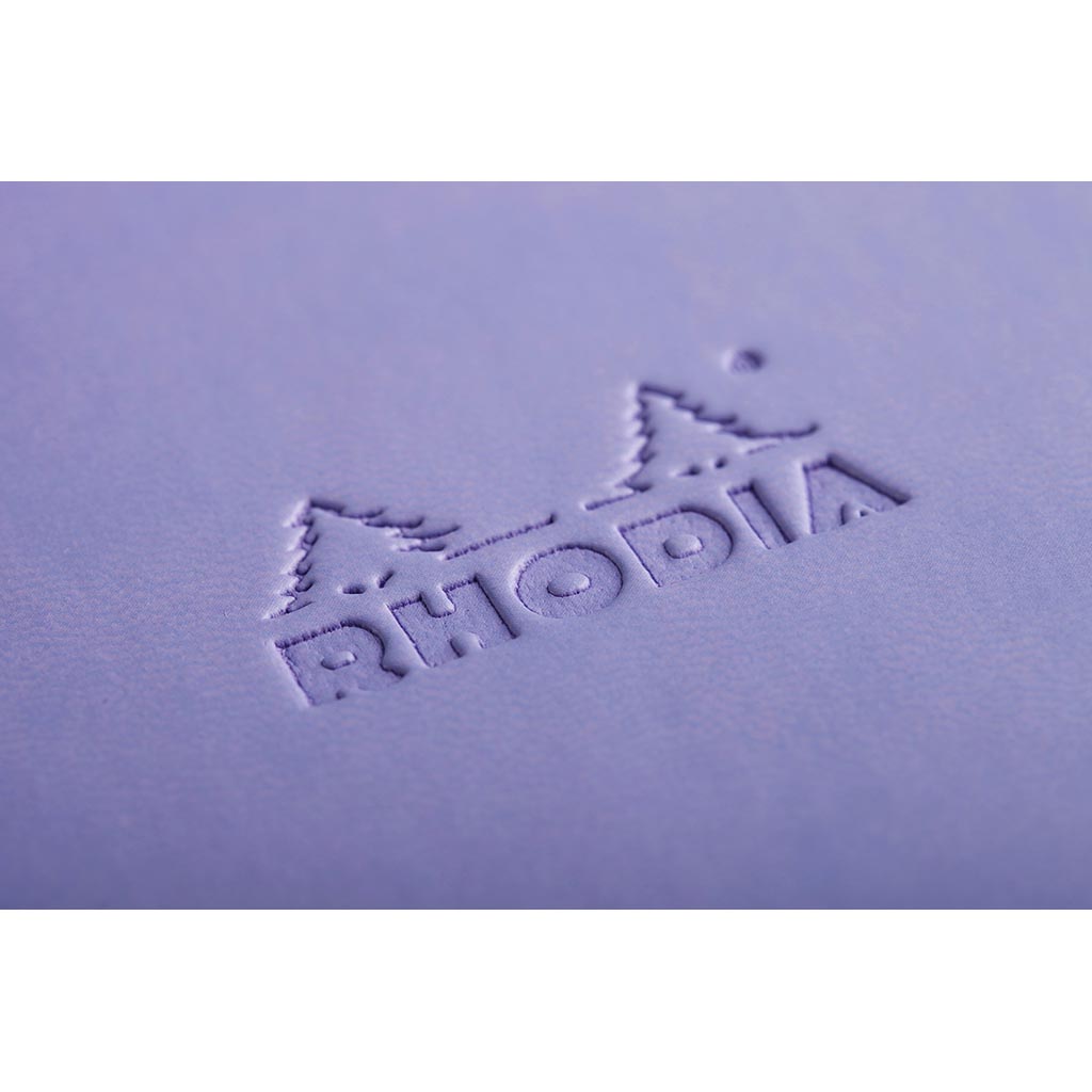 Rhodiarama Hardcover Notebook Pocket Lined Iris Blue