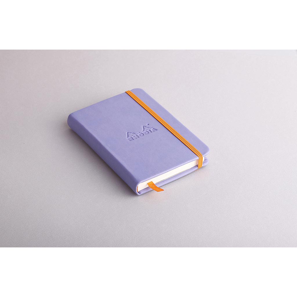 Rhodiarama Hardcover Notebook Pocket Lined Iris Blue