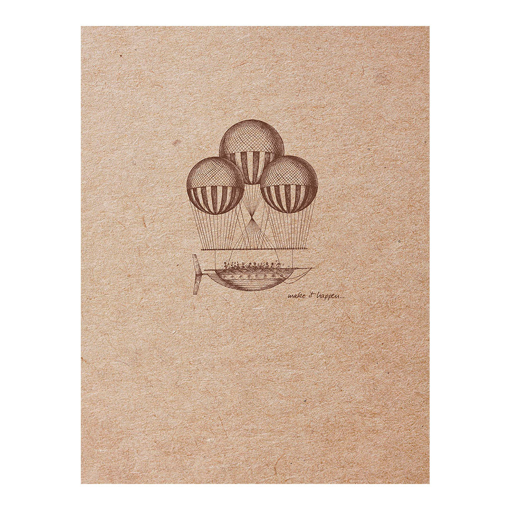 Flying Spirit Sketch Book A6 Kraft