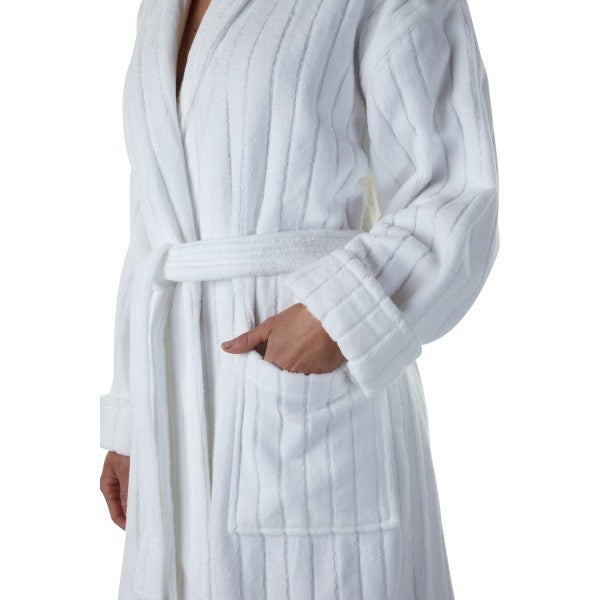 Presidential Cotton Rib Velour Bathrobe - Cafe Supply