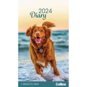Collins Rosebank Diary Dogs & Puppies 2 Weeks to View Even Year