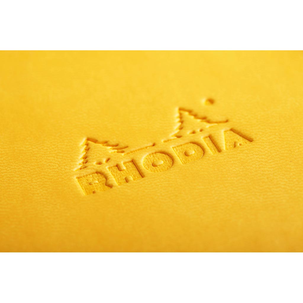 Rhodiarama Hardcover Notebook Pocket Lined Daffodil