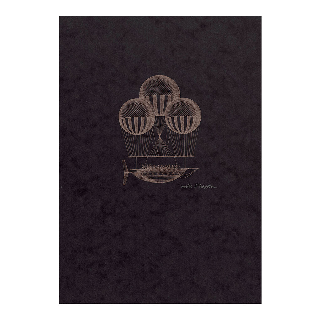 Flying Spirit Sketch Book 19x25cm Black