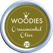 Colop Woodies Stamp Pad 38mm Ornamental Olive