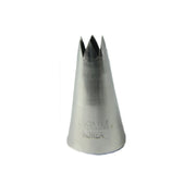 Large Stainless Steel Star 9mm Piping Tube, 5cm length - Cafe Supply