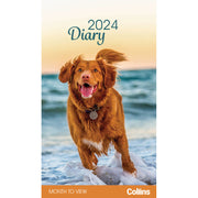 Collins Rosebank Diary Dogs & Puppies Month to View Even Year