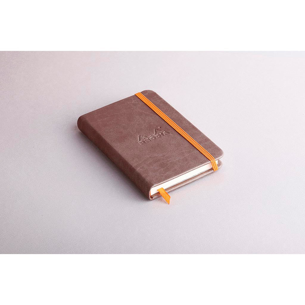 Rhodiarama Hardcover Notebook Pocket Lined Chocolate