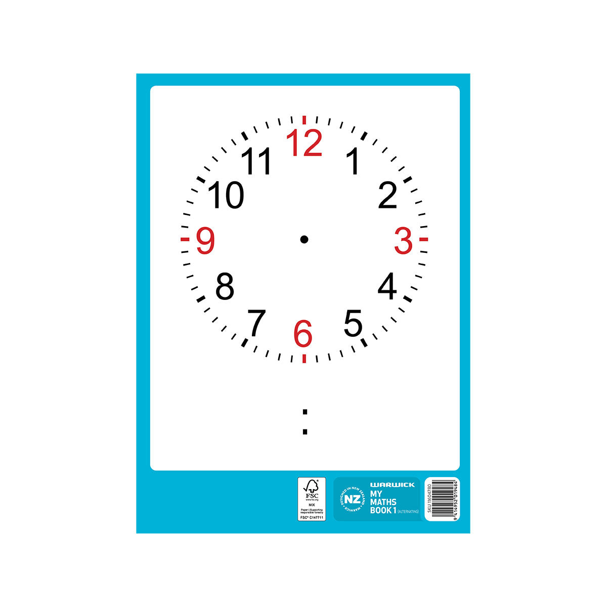 Warwick My Maths Book 1 10mm Quad Alternating Pages