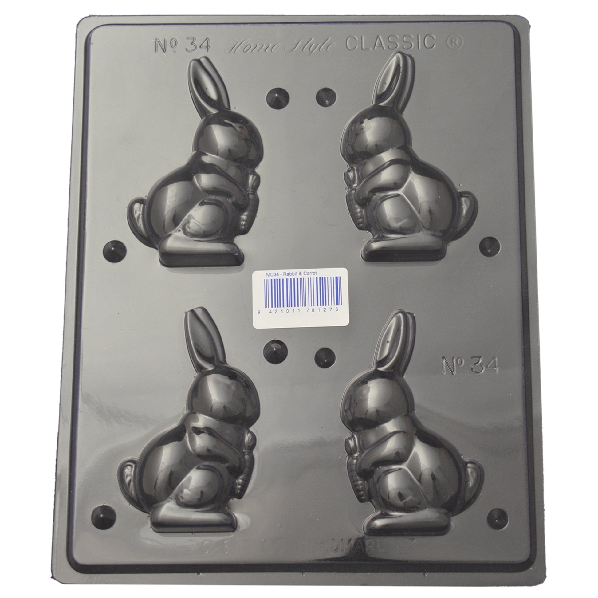 Rabbit & Carrot Mould (0.6mm) - Cafe Supply