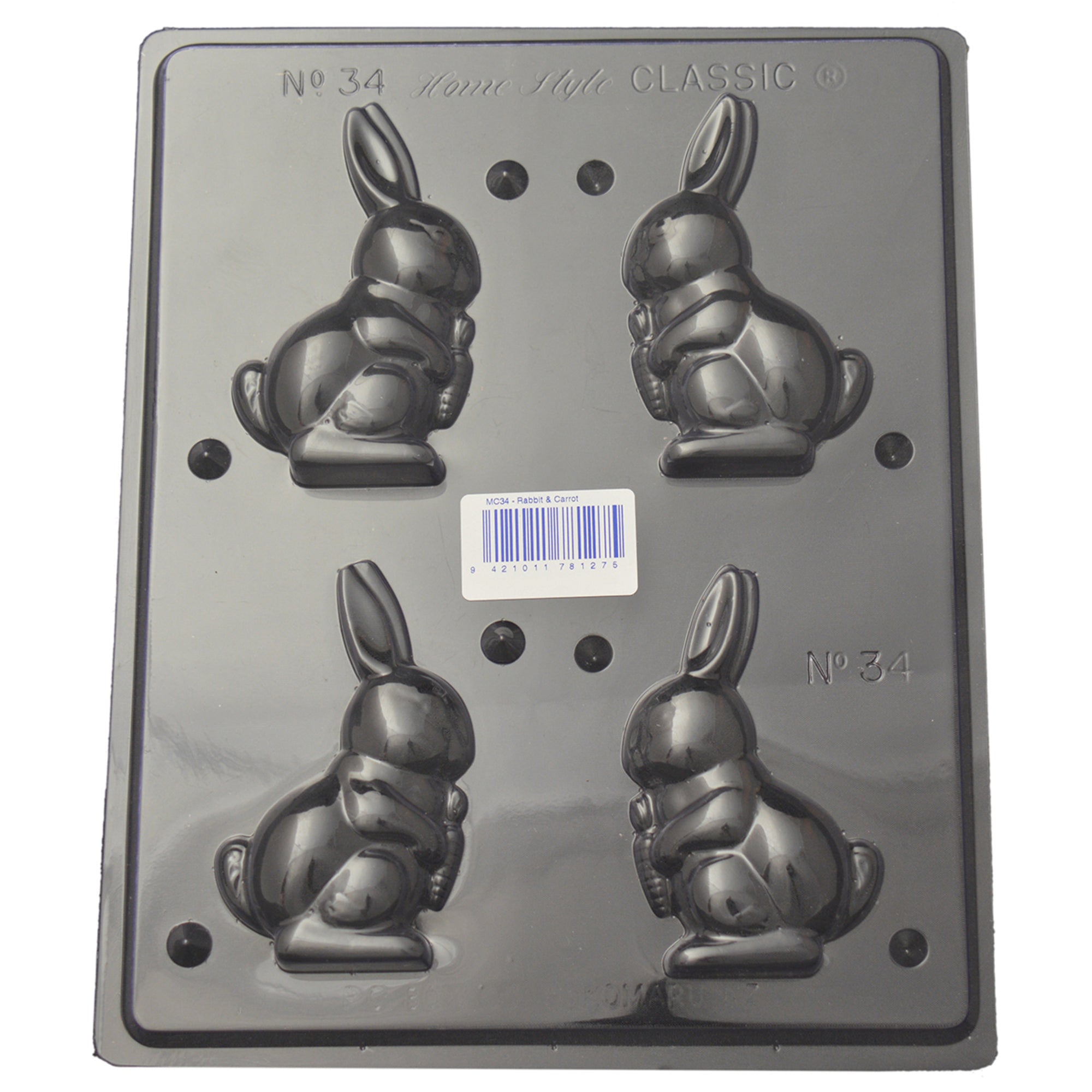 Rabbit & Carrot Mould (0.6mm) - Cafe Supply