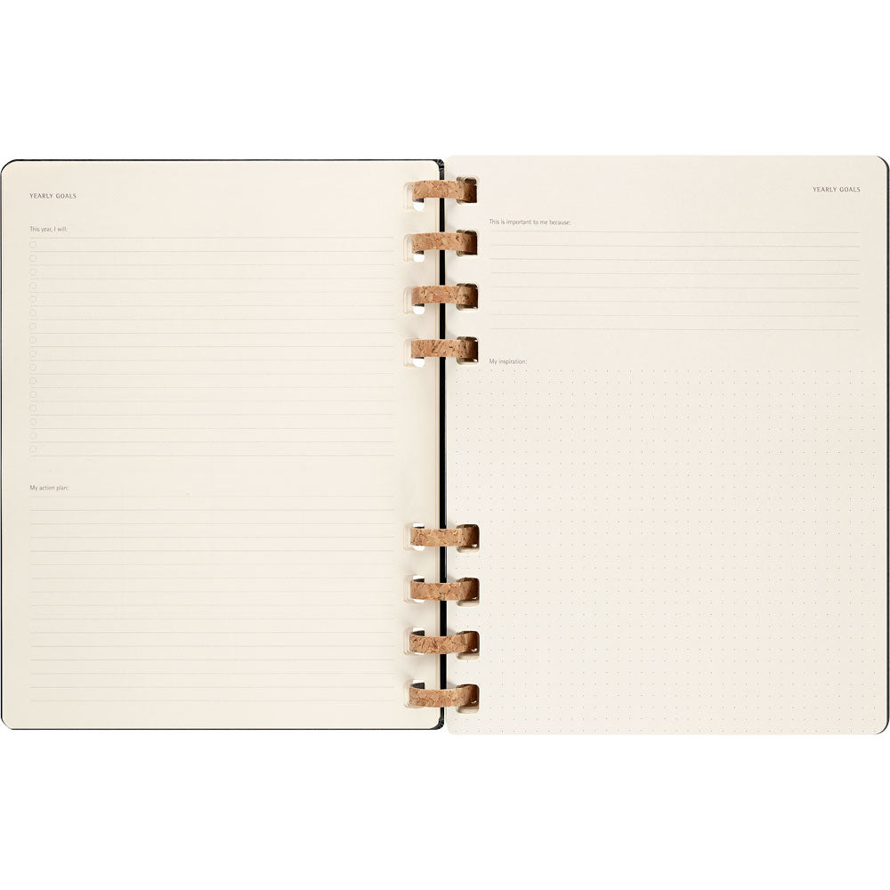 Moleskine 12 Month Spiral Planner HC XL Black