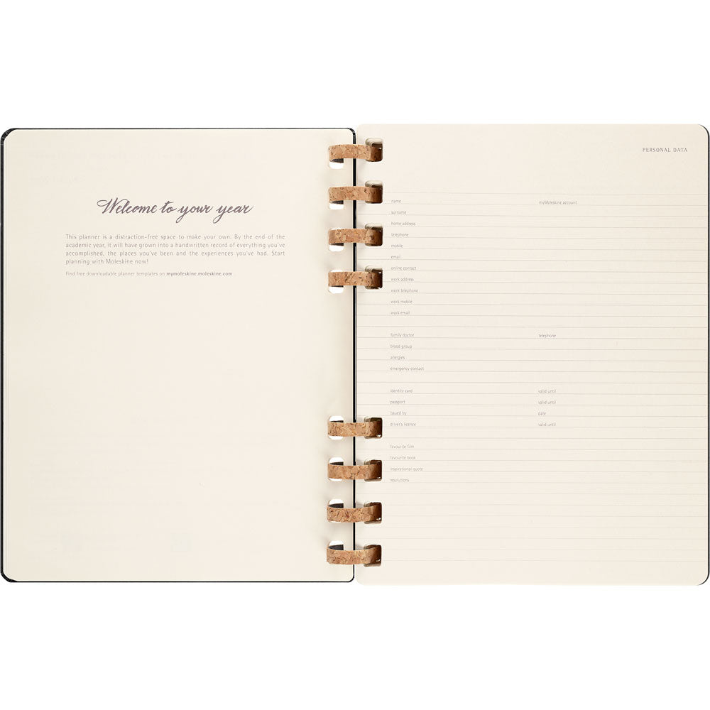 Moleskine 12 Month Spiral Planner HC XL Black