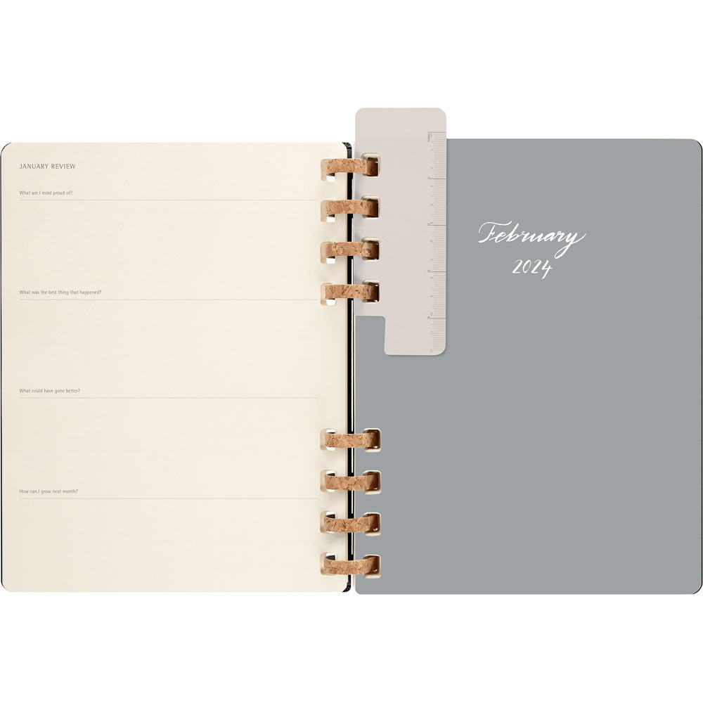 Moleskine 12 Month Spiral Planner HC XL Black