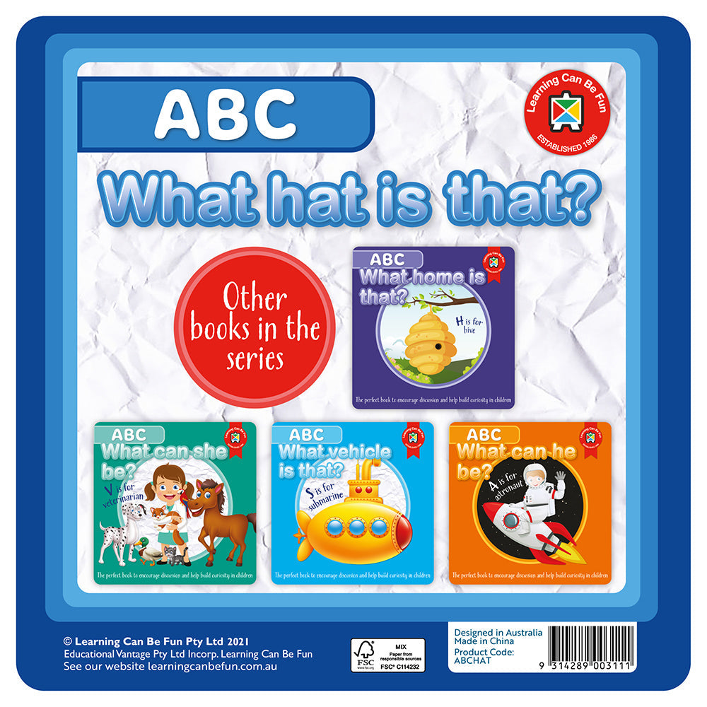 LCBF ABC What Hat Is That Book - Cafe Supply