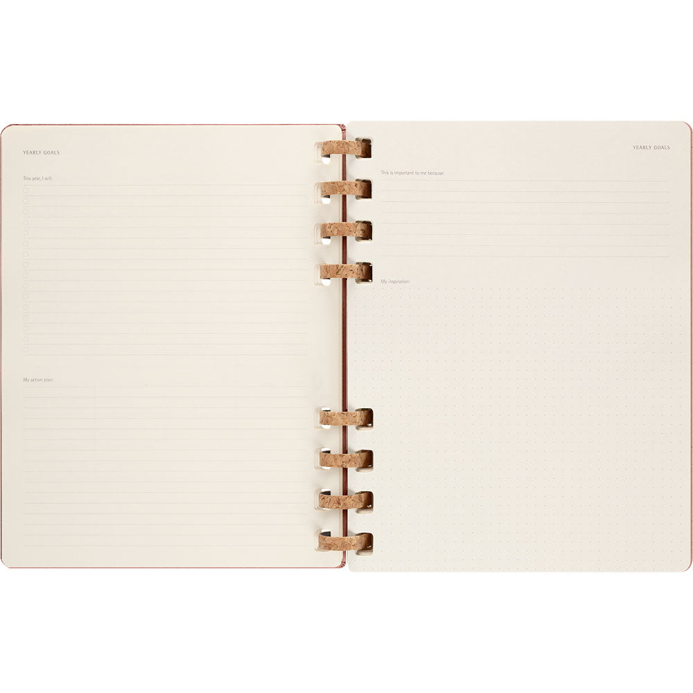 Moleskine 12 Month Spiral Planner HC XL Crush Almond