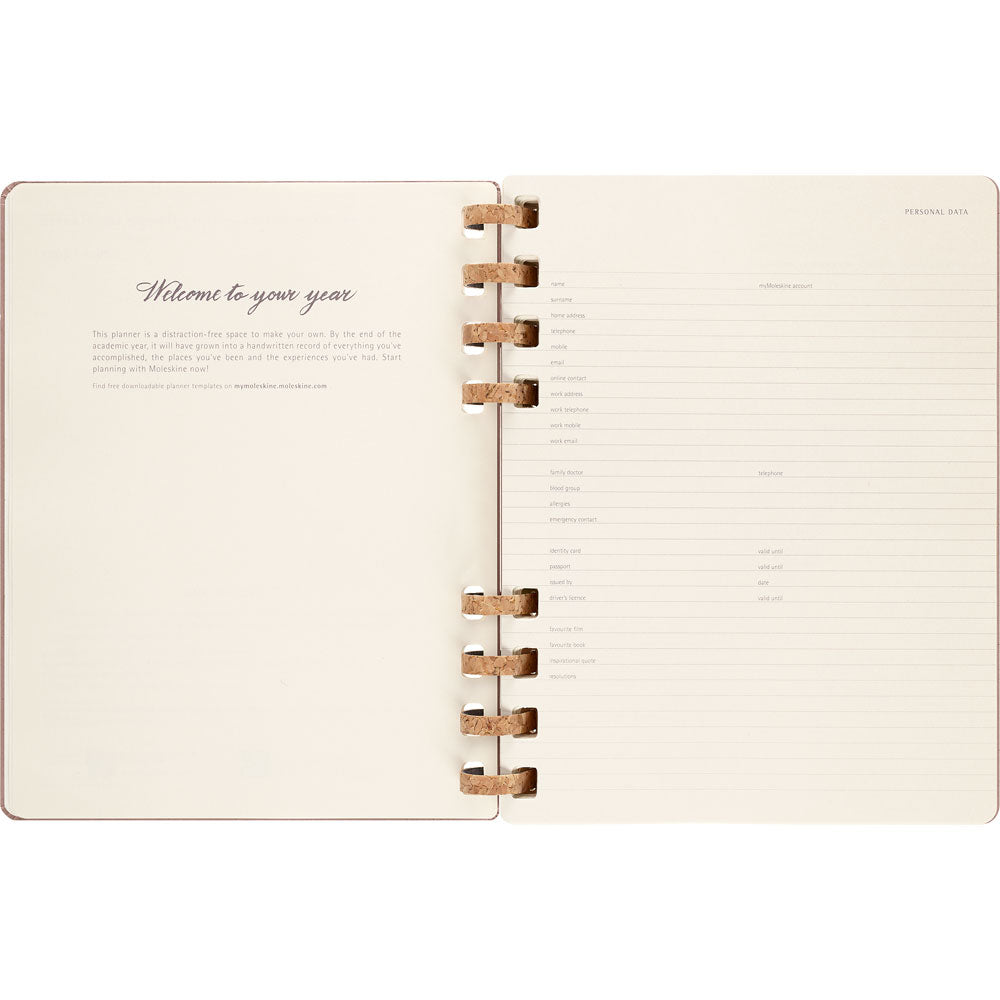 Moleskine 12 Month Spiral Planner HC XL Crush Almond