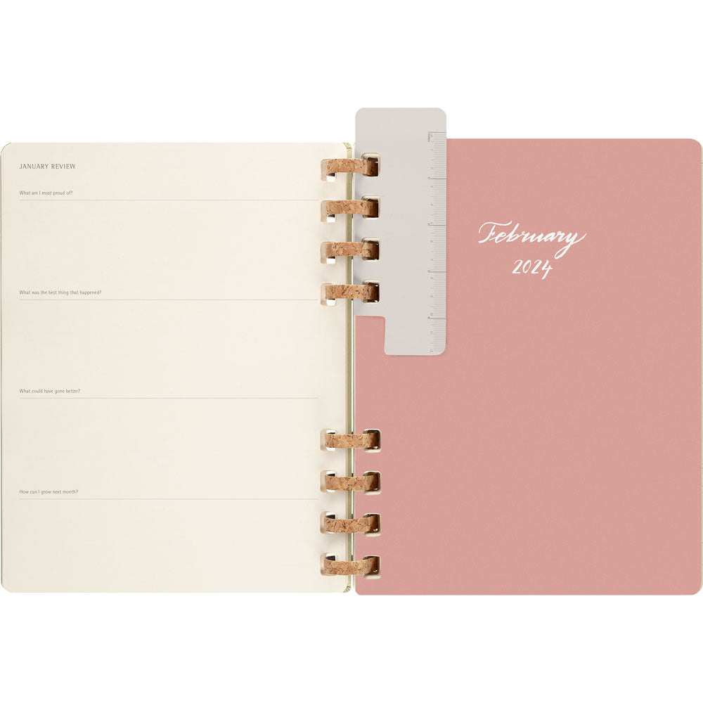 Moleskine 12 Month Spiral Planner HC XL Crush Almond